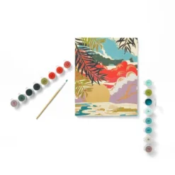 Paint By Number Kit Foil Sunset - Mondo Llama™ -Artful Craft Shop GUEST 097d11ec 84a0 4659 861f 4caec063f290