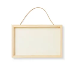 DIY Blank Rectangle Hanging Sign Unfinished Craft - Mondo Llama™: Wooden Craft For Adults, 9"x14" -Artful Craft Shop GUEST 0b155648 f155 42ef 8ccd 568fdfca9429