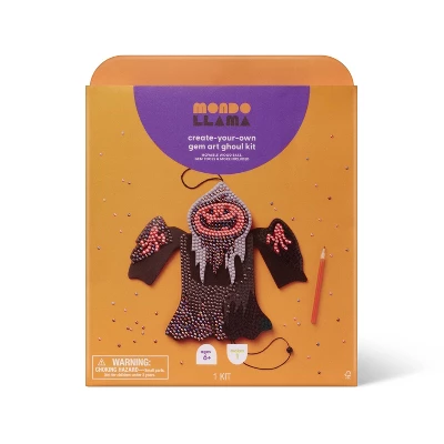 Halloween Craft Lewis Gem Art Puppet Kit - Mondo Llama™ 4 Halloween Craft Lewis Gem Art Puppet Kit - Mondo Llama™ - Image 4
