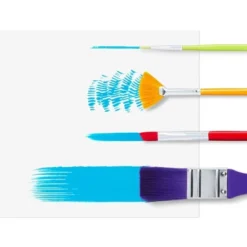 18pc Paintbrush And Palette Set - Mondo Llama™: Nylon Brushes For Watercolor, Oil, Acrylic, Tempera Painting -Artful Craft Shop GUEST 14f55b95 6732 4ab3 8b0d b835158f829d