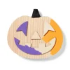 Halloween Craft Jack-O-Lantern Wood Base - Mondo Llama™