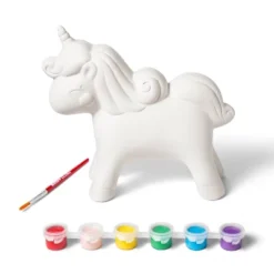 Paint-Your-Own Ceramic Unicorn Kit - Mondo Llama™: Painting Kit With Brush & Paint, Ceramic Animal Craft For Ages 8+