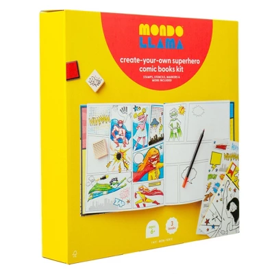 Create-Your-Own Superhero Comic Books Kit - Mondo Llama™ 2 Create-Your-Own Superhero Comic Books Kit - Mondo Llama™ - Image 2
