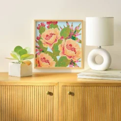 Flowering Cacti Paint By Number Painting Kit - Mondo Llama™: Adult Craft Activity, Canvas & Acrylic Paints -Artful Craft Shop GUEST 36bc1d9f 8e35 4930 9d32 6ff11507da84