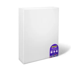 5pk 11"x14" Stretched Canvas White - Mondo Llama™: Art Canvases For Painting -Artful Craft Shop GUEST 3cf50696 89a5 44b8 aa75 7895d0795253