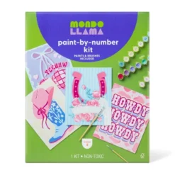 4ct Paint-by-Number Coquette Disco Cowgirl - Mondo Llama™ -Artful Craft Shop GUEST 45d16324 445e 4047 80fc f8c3fff66f94