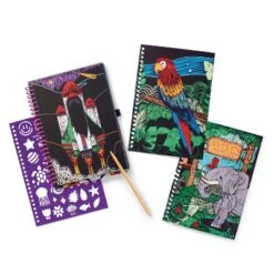 Scratch Art Book Craft Kit -Mondo Llama™: DIY Art Kit For Kids 6+, Includes Wooden Dowel & Paper, Choking Hazard Warning -Artful Craft Shop GUEST 551c1486 c8c1 4cfb baf7 24bf07a3b818