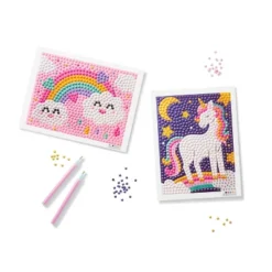 2pk 6''X6'' Gem Art Poster Unicorn/Rainbow - Mondo Llama™: DIY Gemstone Craft Kit For Kids, Ages 6+ -Artful Craft Shop GUEST 5a61c463 b462 468c 9a5e 8448c98e00a2