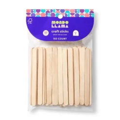 150ct Craft Sticks Natural - Mondo Llama™ -Artful Craft Shop GUEST 5d45216a a0f4 466f b751 60e8e3ed6a0a