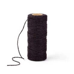 100yd Craft Twine Black - Mondo Llama™: Cotton Yarn & Ribbon For Art, Stationery, Office, 300ft Length