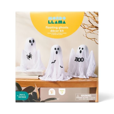 3ct Halloween Craft Cheesecloth Ghosts Décor Kit - Mondo Llama™ 4 3ct Halloween Craft Cheesecloth Ghosts Décor Kit - Mondo Llama™ - Image 4
