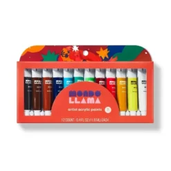12ct Artist Acrylic Paint Tubes - Mondo Llama™ -Artful Craft Shop GUEST 64c389cc 207b 46e2 854a 20d46234129e