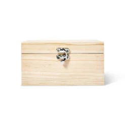 Wood Jewelry Box - Mondo Llama™: Unfinished Wooden Craft, Adult Use, 3.7" Height, 6.97" Width, 5.35" Depth -Artful Craft Shop GUEST 69db5354 863f 4356 a39c 46be2ddbe49e