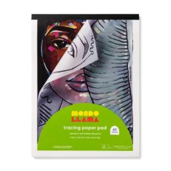 9''x12'' 40ct Tracing Paper - Mondo Llama™: Specialty Art Paper, 55 Lb, Clear, Uncoated, Glue Binding, 9x12 Inches -Artful Craft Shop GUEST 7859f0df 4881 43cf a6df e864db2e5c85