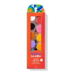 12ct Acrylic Paint Set With Paintbrush - Mondo Llama™: Non-Toxic Water-Based Craft Paints For Adults -Artful Craft Shop GUEST 8718d325 b05e 4e41 9b04 723c8aa6dd0b