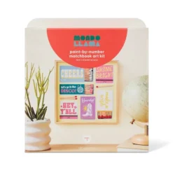 Paint - By - Number Matchbook Art Kit - Mondo Llama™ -Artful Craft Shop GUEST 89605654 3bb6 4556 baf1 9a599fac3efe