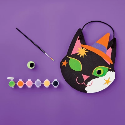 Halloween Craft Cat Canvas Painting Kit - Mondo Llama™ 1 Halloween Craft Cat Canvas Painting Kit - Mondo Llama™
