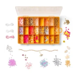 Jewelry Craft Kit - Mondo Llama™: Bracelet Making Kit With Beads, Charms & Storage Case