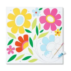 20" X 20" Paint-Your-Own Canvas Floral - Mondo Llama™ -Artful Craft Shop GUEST 8fcb7b1e 7a53 497a bd5f 2e3239032bc2