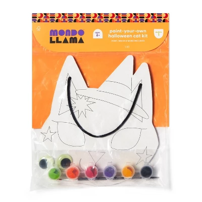 Halloween Craft Cat Canvas Painting Kit - Mondo Llama™ 3 Halloween Craft Cat Canvas Painting Kit - Mondo Llama™ - Image 3