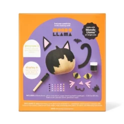 Halloween Craft Embellished Paper Mache Cat Pumpkin Painting Kit - Mondo Llama™ -Artful Craft Shop GUEST 9ac77d41 57d5 40e6 b30b 8aadeae0fc13