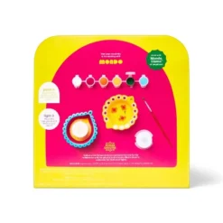 2ct Diwali Craft Diya Painting Kit - Mondo Llama™ -Artful Craft Shop GUEST a0bb170c 5544 4d6c 9e16 49634b416aa0