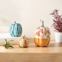 3ct Halloween Craft Decoupage Pumpkin Decorating Kit - Mondo Llama™