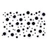 125ct Googly Eyes With Sticker Back Black - Mondo Llama™: Craft Embellishments, Wiggle Eye Stickers, Multicolor PVC