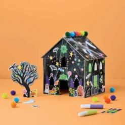 Halloween Craft Tabletop Haunted House Kit - Mondo Llama™