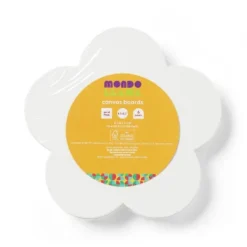 6ct Flower Shaped Canvas - Mondo Llama™ -Artful Craft Shop GUEST c4aee5e0 be7f 489f a1f9 dddb3145894b