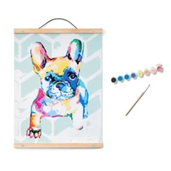 Paint By Number Kit Bulldog - Mondo Llama™ -Artful Craft Shop GUEST c79985a3 c7b1 4331 b48f 8ed09d5cb151