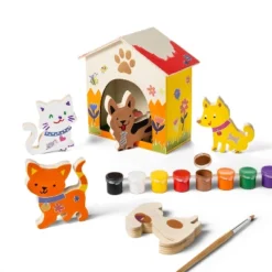 Paint-Your-Own Wood Pets Kit - Mondo Llama™ -Artful Craft Shop GUEST cee9b6cf 3efa 4684 bfd1 c3191a0f9e56