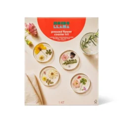 Pressed Flowers Resin Coaster DIY Art Kit - Mondo Llama™: Dried Flower Craft, Resin For Making Coasters, Adult Craft Kit -Artful Craft Shop GUEST d86b46a8 0640 4407 abe2 7fbe44d0ec5b