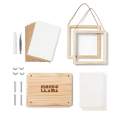 Floral Press With Frame Wood Craft Kit - Mondo Llama™: Flower Drying & Pressing Kit, Nature Art, Non-Toxic, Adult Craft