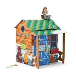 Color-Your-Own Cabin Craft Kit - Mondo Llama™ 5 Color-Your-Own Cabin Craft Kit - Mondo Llama™ -Artful Craft Shop GUEST dc7d0735 065c 4612 acd6 5f9ba251a5a6