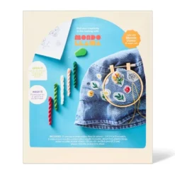 Bucket Hat Floral Embroidery Craft Kit - Mondo Llama™ -Artful Craft Shop GUEST dcf4fc6e e696 46a1 a618 f78ef9566254