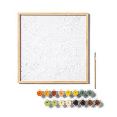 Halloween Harvest Paint By Number Activity Kit - Mondo Llama™