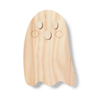 Halloween Craft Ghost Wood Base - Mondo Llama™ 3 Halloween Craft Ghost Wood Base - Mondo Llama™ - Image 3