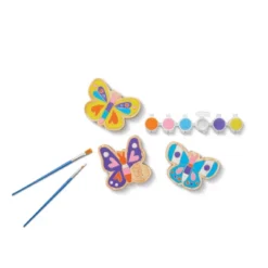 3pk Paint-Your-Own Wood Butterfly Set - Mondo Llama™: Kids Craft Kit With Acrylic Paints & Brushes, Non-Toxic -Artful Craft Shop GUEST fb1bd266 9e05 4015 a9cd e812e90cdcb5