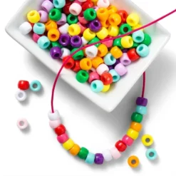 550ct Pony Beads - Mondo Llama™: Multicolor Plastic Craft Embellishments, Kandi & Hair Beads, Ages 6+ -Artful Craft Shop GUEST fe042ed0 8260 473e a4df c423c5c38ed8