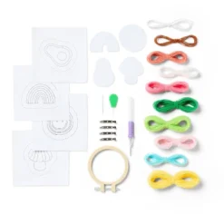 4ct Punch Needle Patches Craft Kit - Mondo Llama™